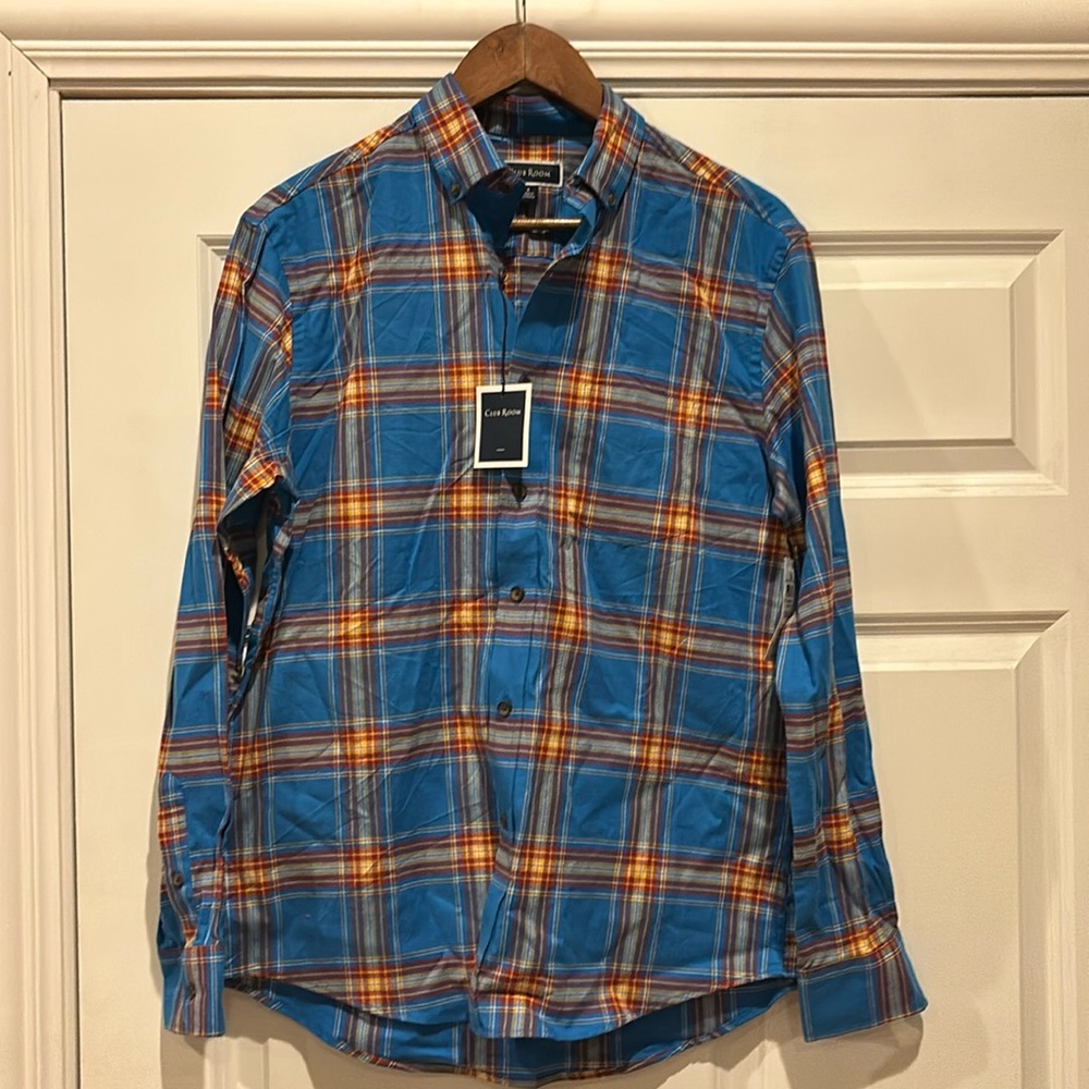 Club Room Brushed Cotton Button Down